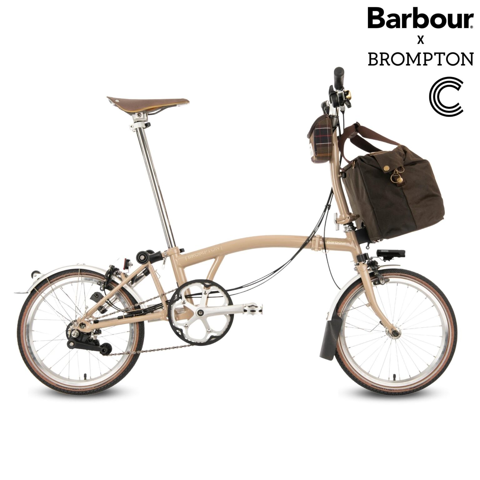 Brompton x Barbour (Special Edition) M6L Fudges Cycles